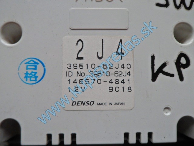 panel na ovládanie kúrenia na suzuki swift, 39510-62J40